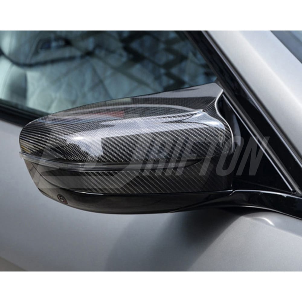 Dry Carbon Fiber Replacement Side Mirror Cover For BMW 5 Series F90 M5 LHD RHD 2017-2023