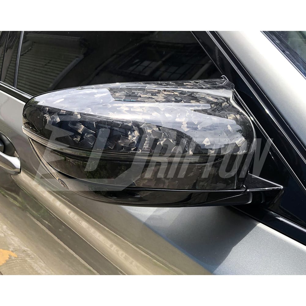 Dry Carbon Fiber Replacement Side Mirror Cover For BMW 5 Series F90 M5 LHD RHD 2017-2023