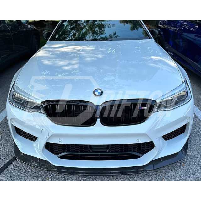 MT Style Dry Carbon Fiber Front Lip For BMW 5 Series F90 M5 2017-2019