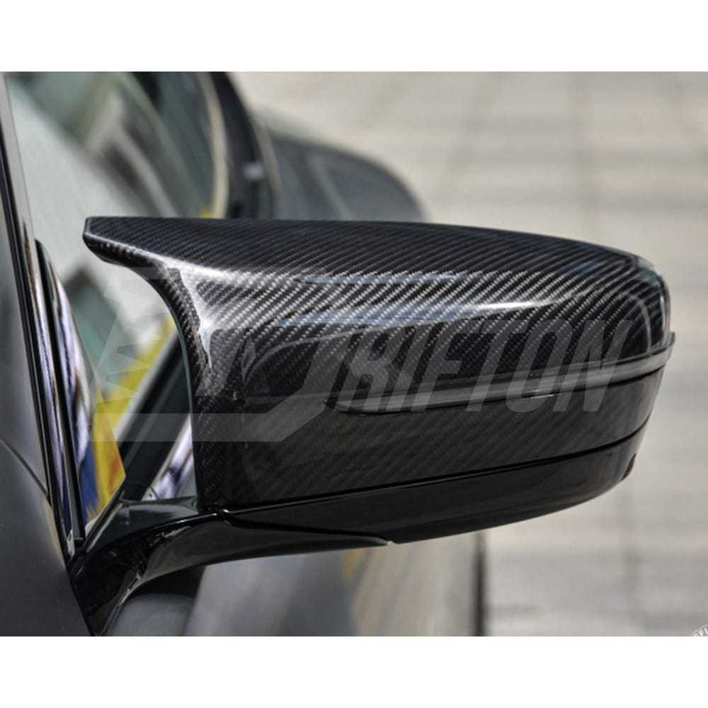 Dry Carbon Fiber Replacement Side Mirror Cover For BMW 5 Series F90 M5 LHD RHD 2017-2023