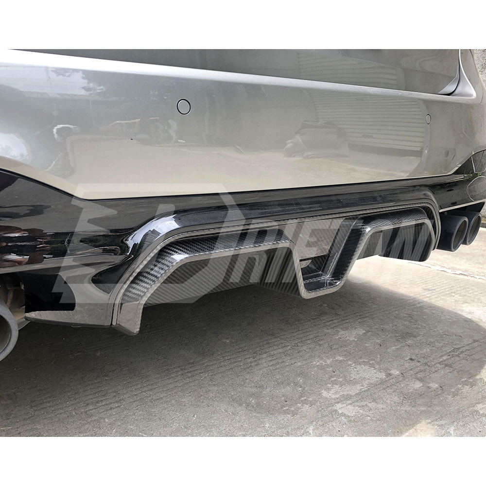 CS Style Dry Carbon Fiber Rear Diffuser For BMW 5 Series F90 M5 2017-2023