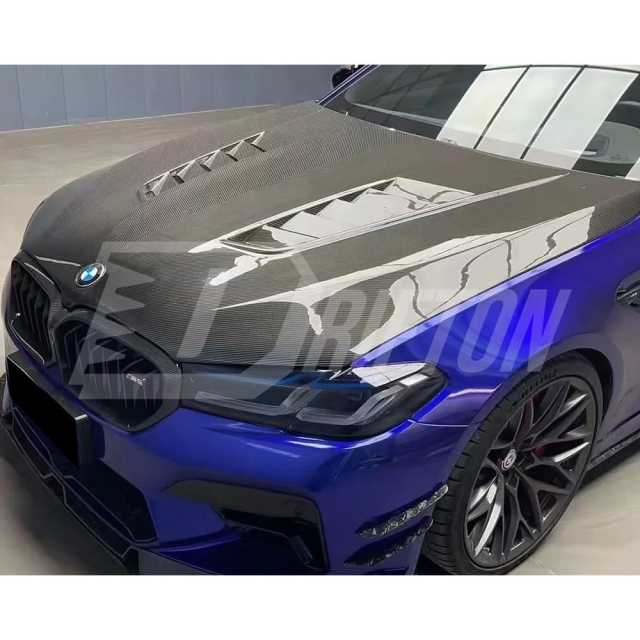 V Style Carbon Fiber Hood For BMW 5 Series F90 M5 G30 2017-2023