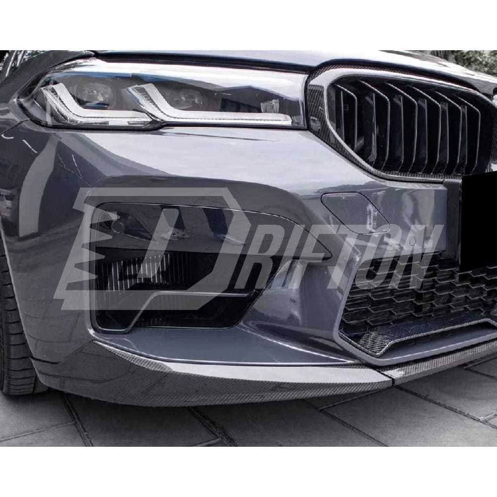 MP Style Carbon Fiber Front Lip For BMW 5 Series F90 M5 LCI 2020-2023