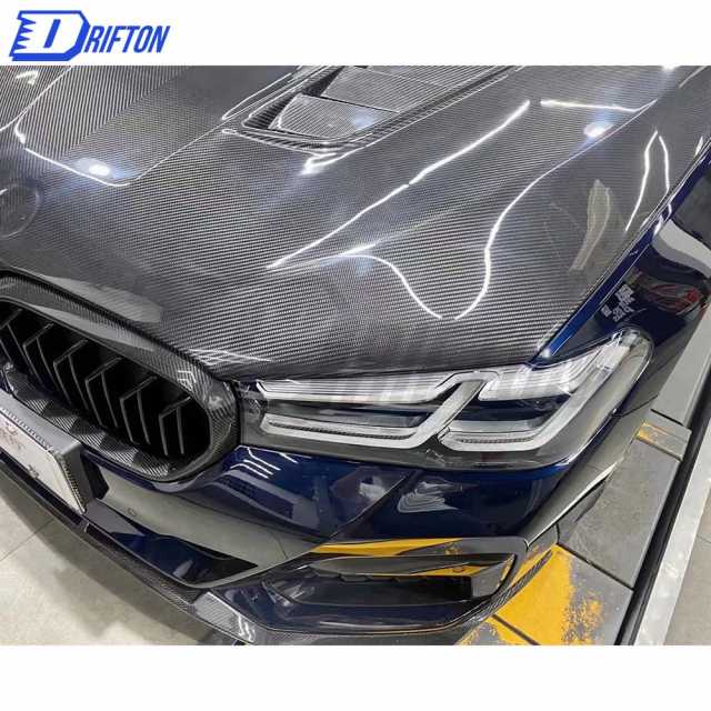 V Style Dry Carbon Fiber Hood For BMW F90 M5 2017-2023