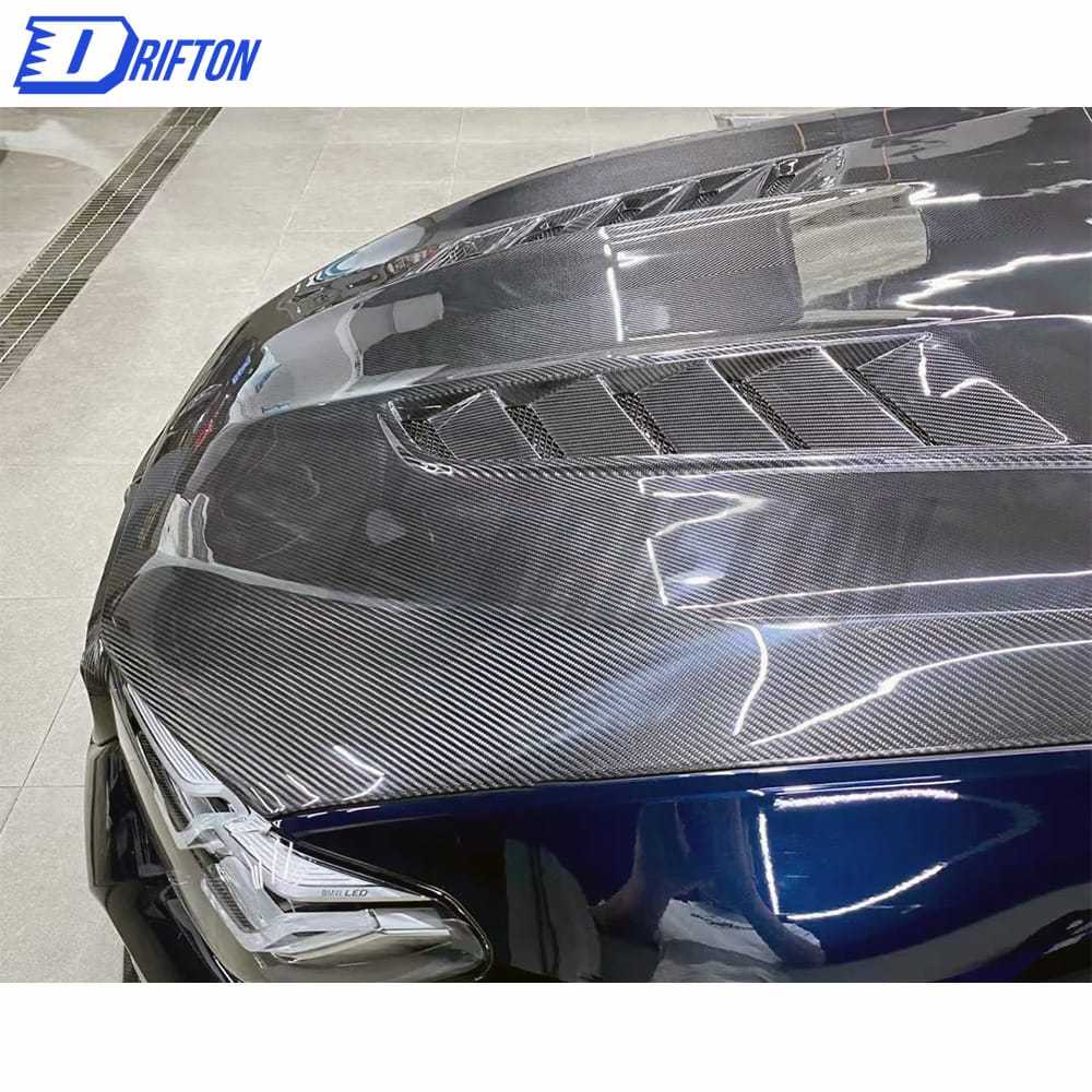 V Style Dry Carbon Fiber Hood For BMW F90 M5 2017-2023