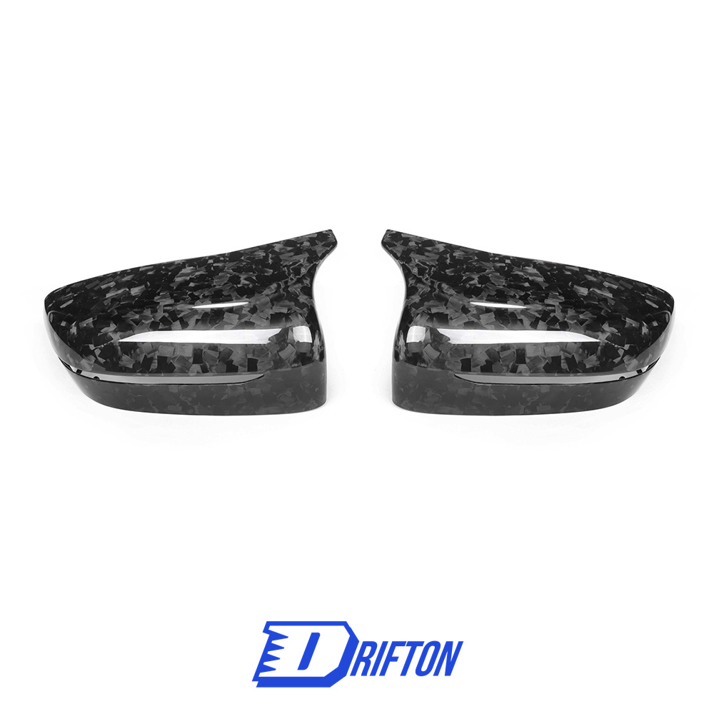 Forged Dry Carbon Fiber Replacement Side Mirror Cover For BMW 5 Series F90 M5 LHD RHD 2017-2023