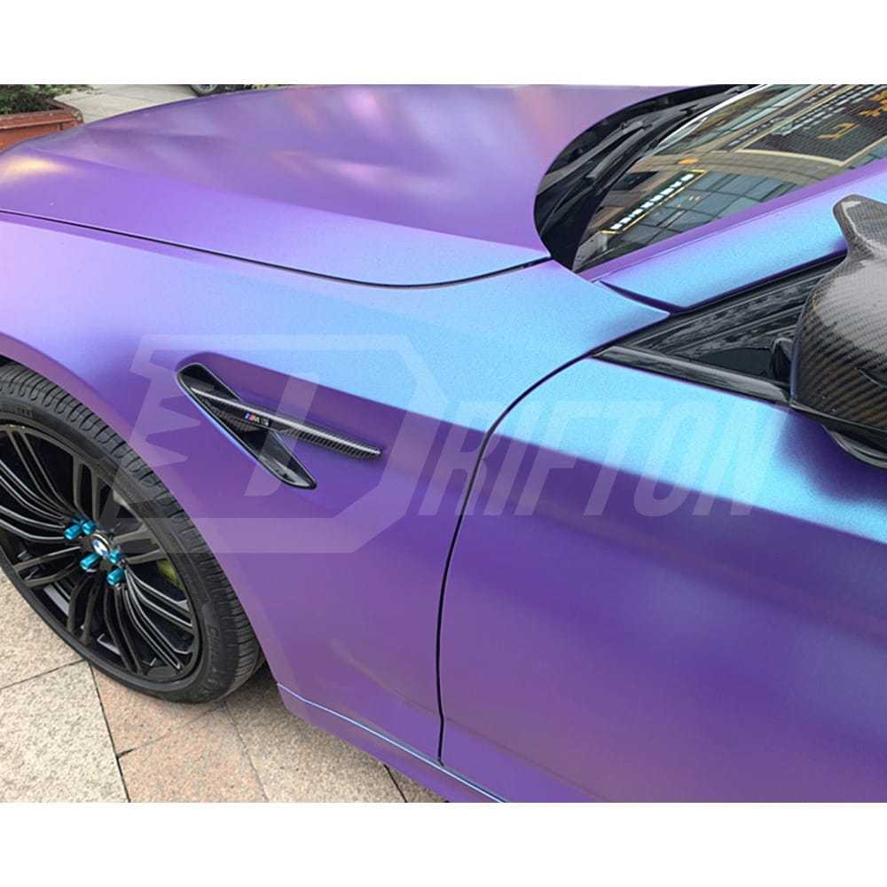 Carbon Fiber Replacement Fender Vent Trim For BMW 5 Series F90 M5 2017-2019