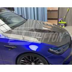 V Style Carbon Fiber Hood For BMW 5 Series F90 M5 G30 2017-2023