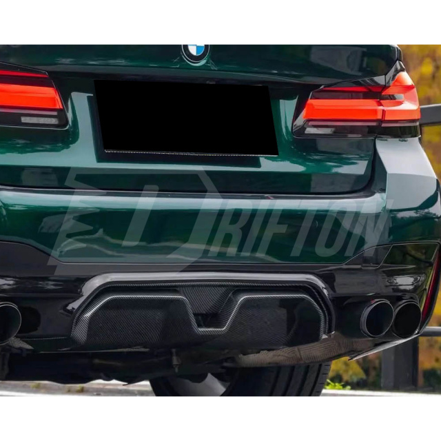 CS Style Dry Carbon Fiber Rear Diffuser For BMW 5 Series F90 M5 2017-2023