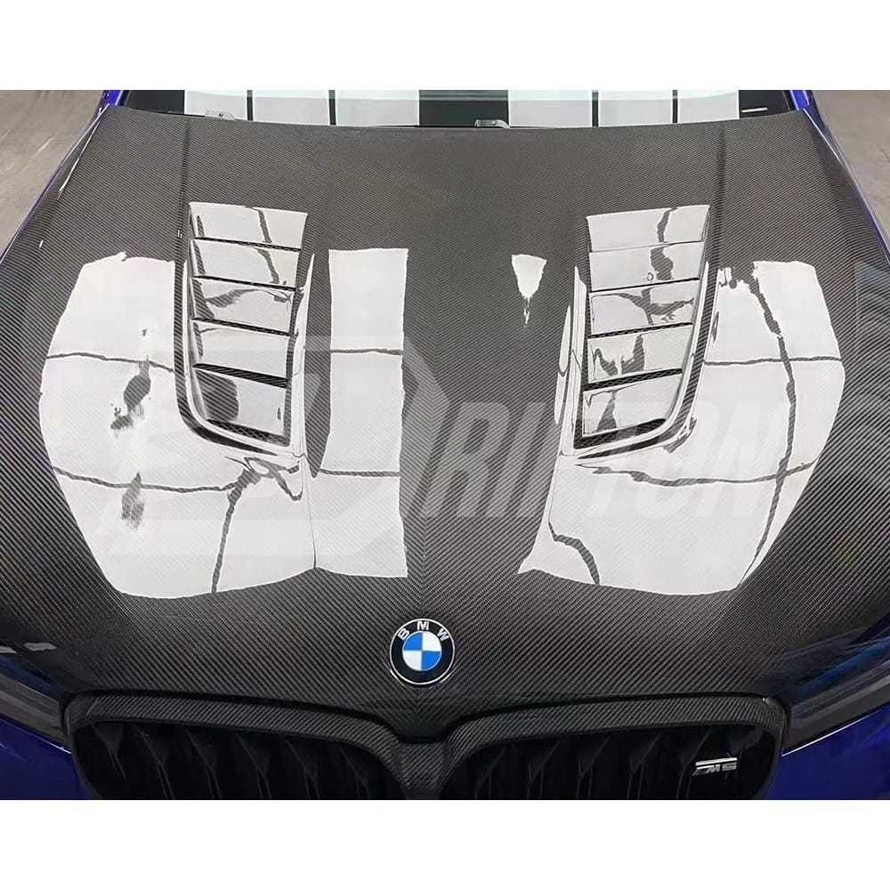 V Style Carbon Fiber Hood For BMW 5 Series F90 M5 G30 2017-2023