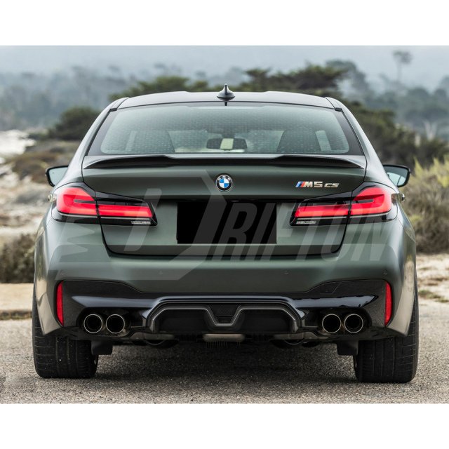 CS Style Dry Carbon Fiber Rear Diffuser For BMW 5 Series F90 M5 2017-2023