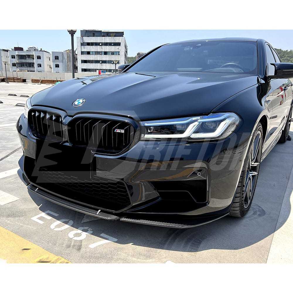 ST Style Dry Carbon Fiber Front Lip For BMW 5 Series F90 M5 LCI 2020-2023