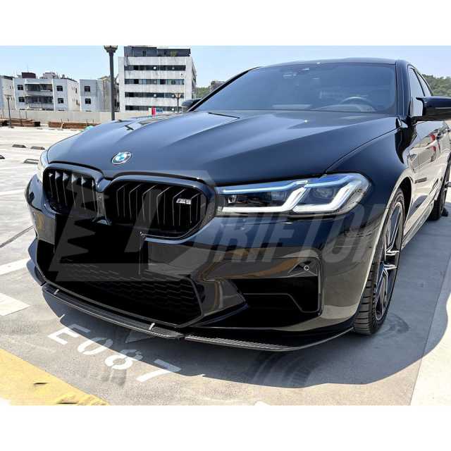 ST Style Dry Carbon Fiber Front Lip For BMW 5 Series F90 M5 LCI 2020-2023