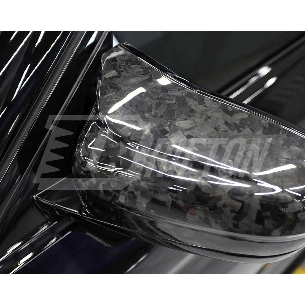 Forged Dry Carbon Fiber Replacement Side Mirror Cover For BMW 5 Series F90 M5 LHD RHD 2017-2023
