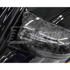 Forged Dry Carbon Fiber Replacement Side Mirror Cover For BMW 5 Series F90 M5 LHD RHD 2017-2023