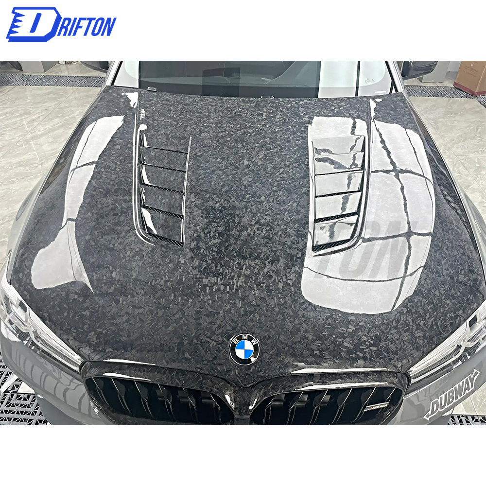 V Style Forged Dry Carbon Fiber Hood For BMW 5 Series F90 M5 G30 2017-2023