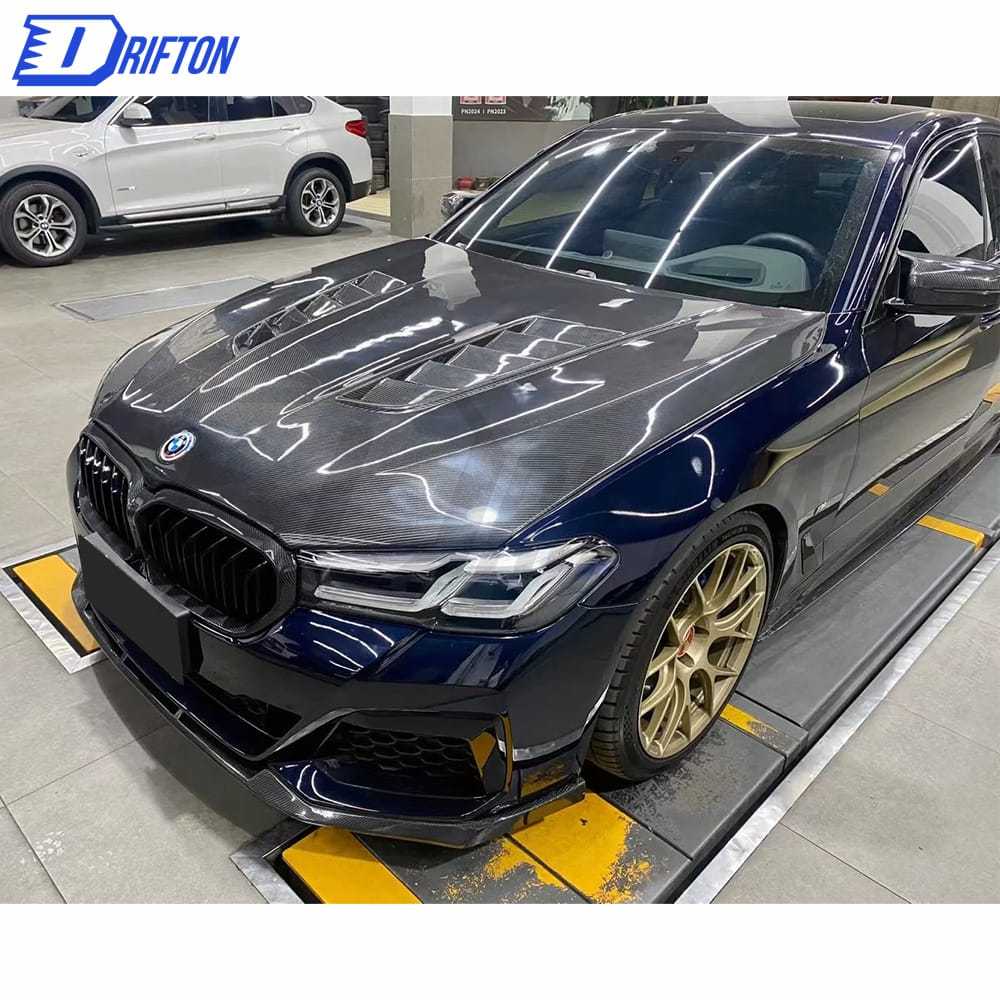 V Style Dry Carbon Fiber Hood For BMW 5 Series F90 M5 G30 2017-2023