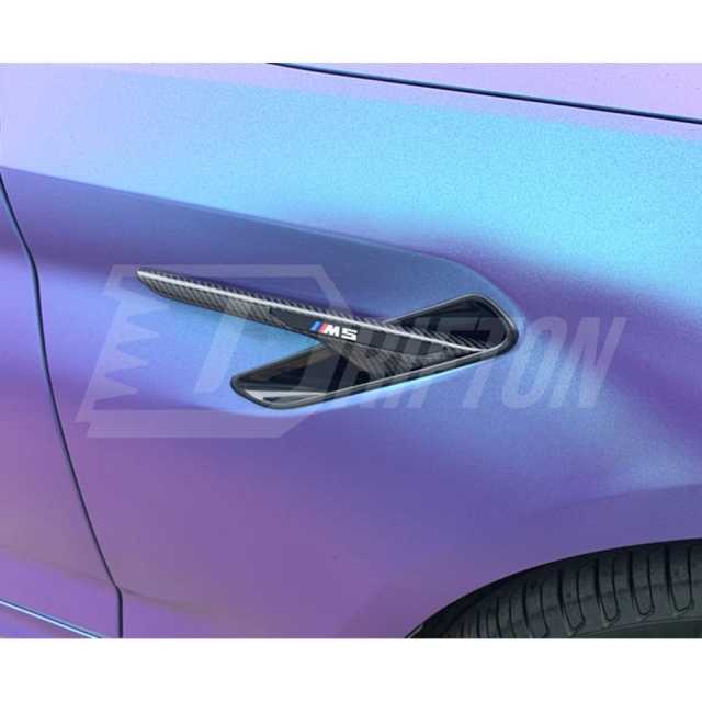 Carbon Fiber Replacement Fender Vent Trim For BMW 5 Series F90 M5 2017-2019