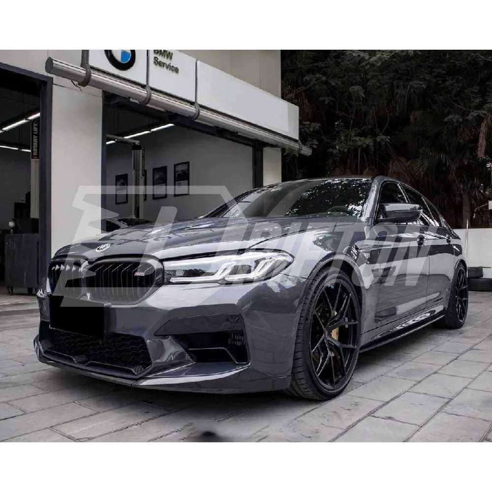 MP Style Carbon Fiber Front Lip For BMW 5 Series F90 M5 LCI 2020-2023