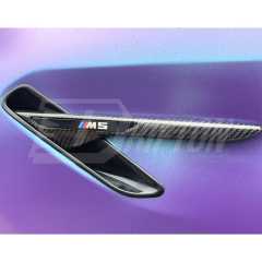 Carbon Fiber Replacement Fender Vent Trim For BMW 5 Series F90 M5 2017-2019