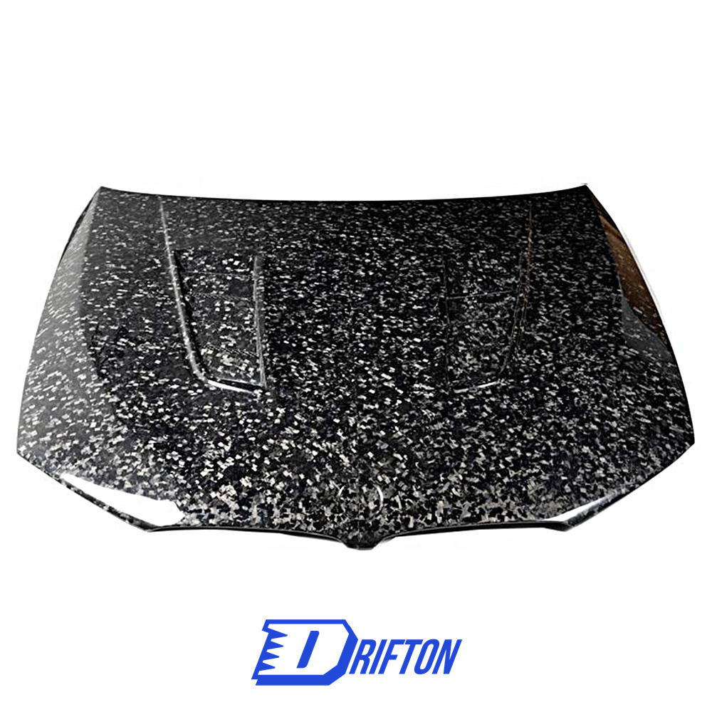 V Style Forged Dry Carbon Fiber Hood For BMW F90 M5 2017-2023