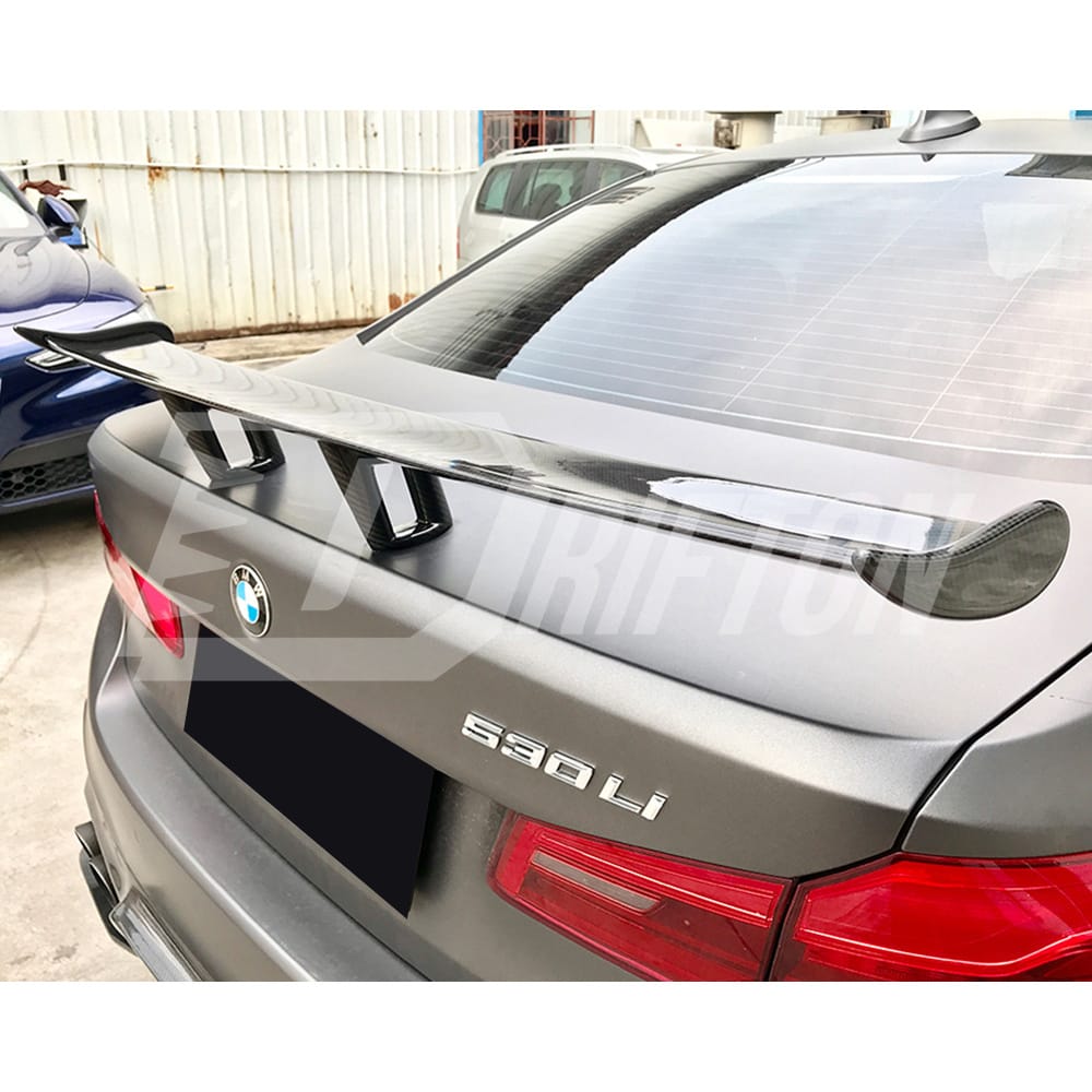  AC Style Dry Carbon Fiber Rear Spoiler GT Wing For BMW 5 Series G30 G38 F90 M5 2017-2023