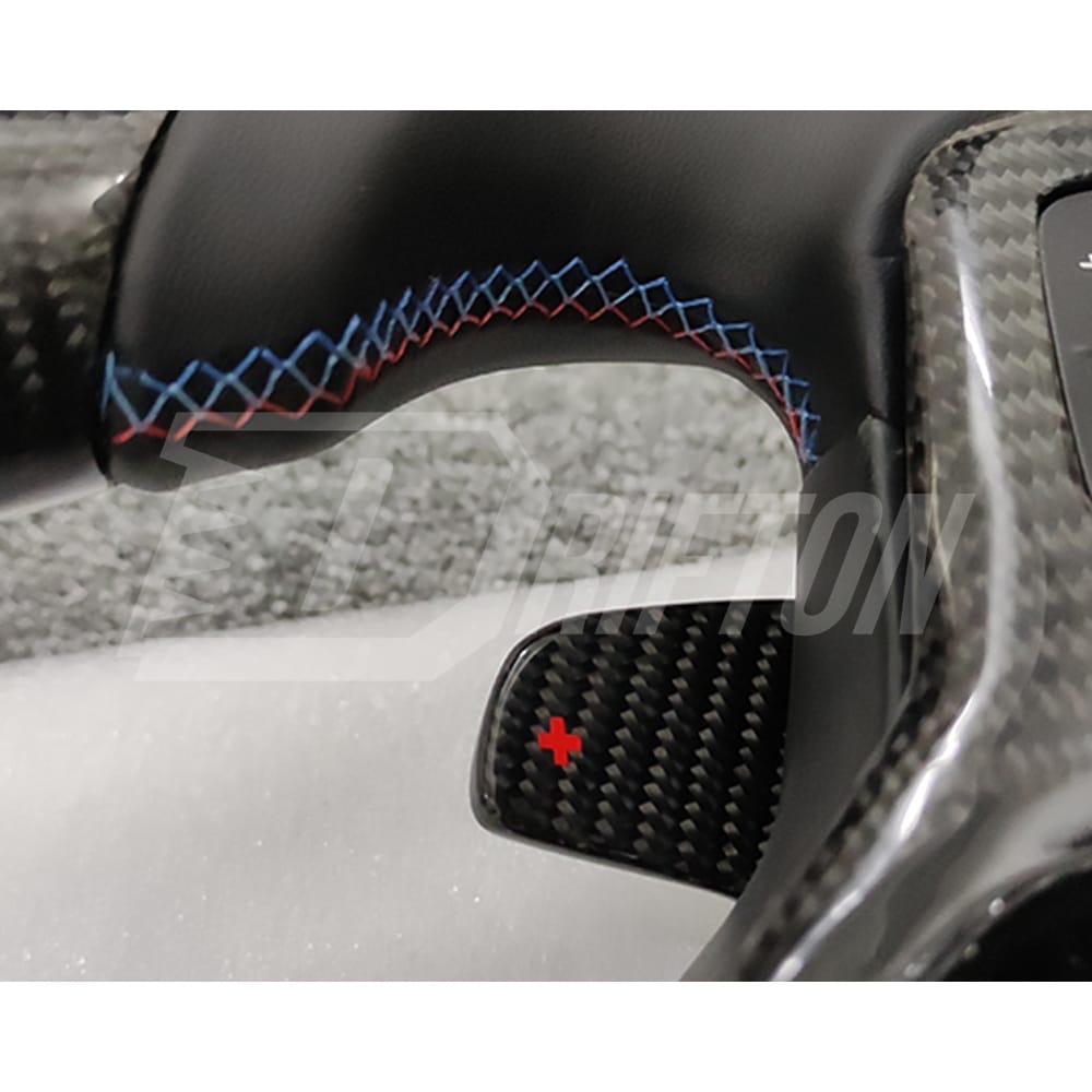 Carbon Fiber Steering Wheel With LED Light For BMW 5 Series G30 G38