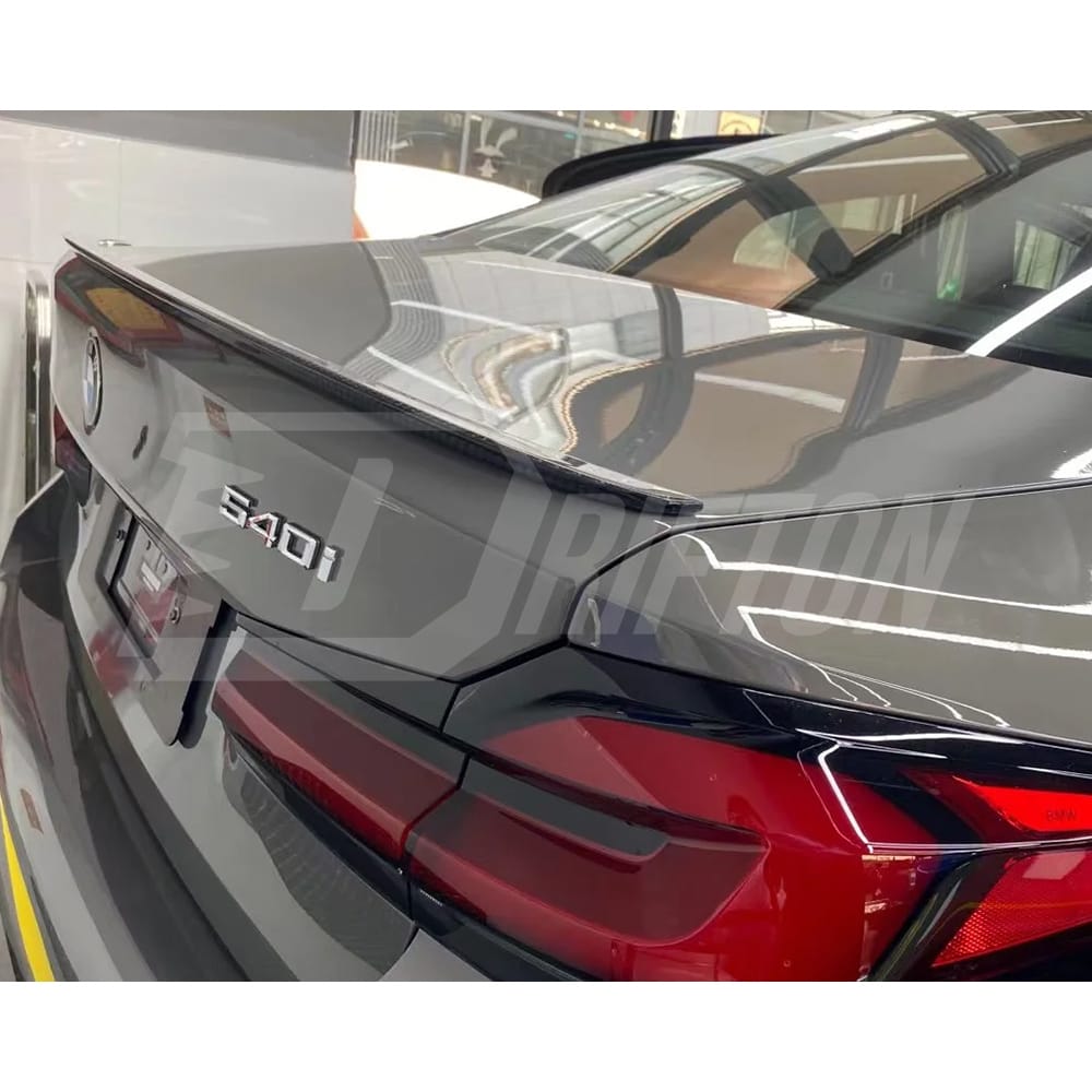 M5 Style Carbon Fiber Rear Trunk Wing For BMW 5 Series G30 G38 2017-2019