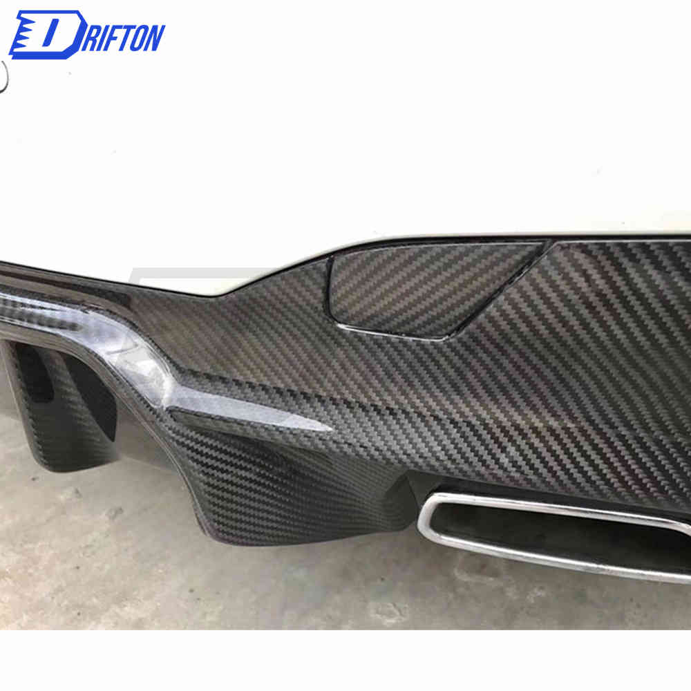 M5 Style Dry Carbon Fiber Rear Diffuser For BMW 5 Series G30 G38 2017-2023