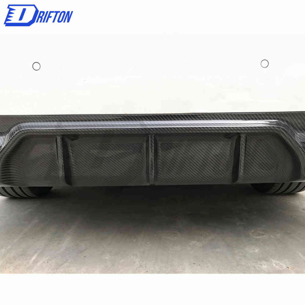 M5 Style Dry Carbon Fiber Rear Diffuser For BMW 5 Series G30 G38 2017-2023