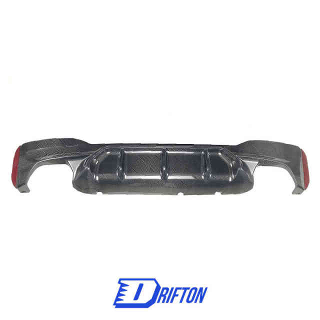 M5 Style Dry Carbon Fiber Rear Diffuser For BMW 5 Series G30 G38 2017-2023