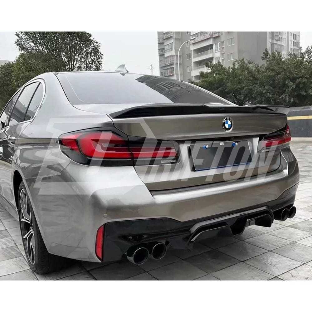 DA Style Carbon Fiber Rear Spoiler Trunk Wing For BMW 5 Series G30 G38 F90 M5 2017-2023