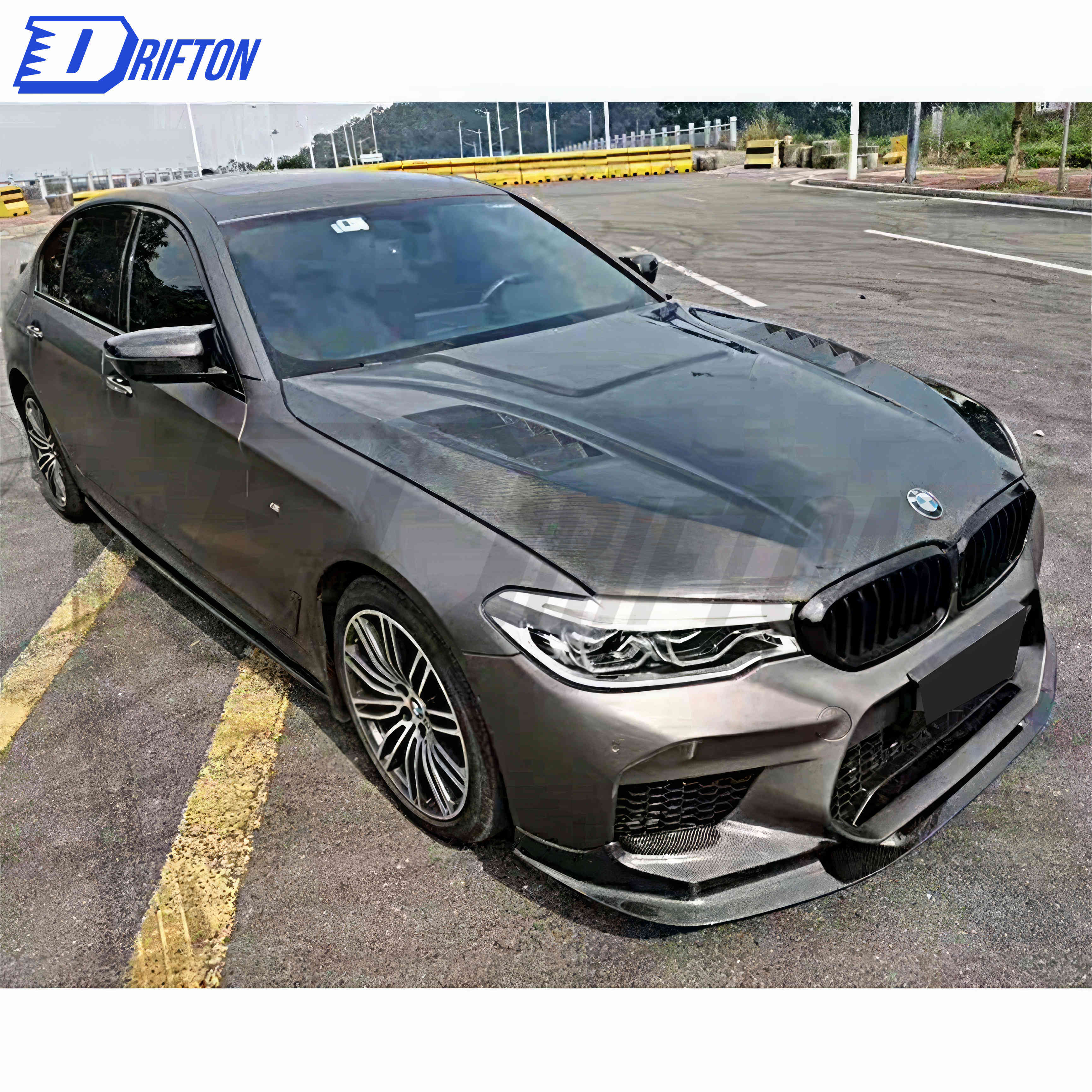 OKING Style Dry Carbon Fiber Hood For BMW 5 Series G30 G38 F90 M5 2017-2023