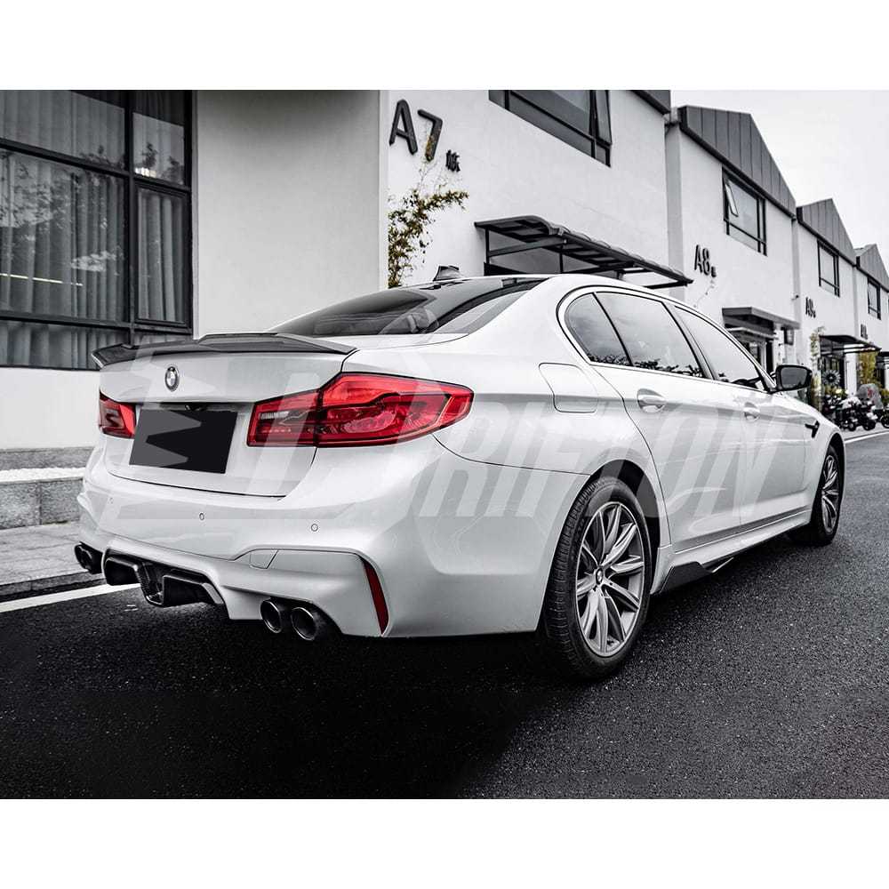 DA Style Dry Carbon Fiber Rear Spoiler Trunk Wing For BMW 5 Series G30 G38 F90 M5 2017-2023
