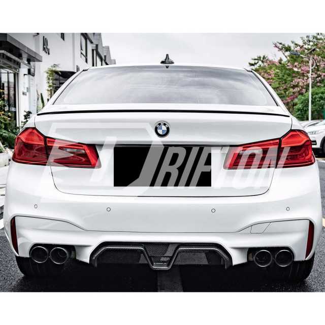 M5 Style Dry Carbon Fiber Rear Trunk Wing For BMW 5 Series G30 G38 2017-2019