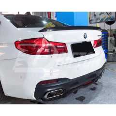 3D Style Dry Carbon Fiber Rear Spoiler Trunk Wing For BMW 5 Series G30 G38 F90 M5 2017-2023