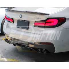 DA Style Carbon Fiber Rear Spoiler Trunk Wing For BMW 5 Series G30 G38 F90 M5 2017-2023