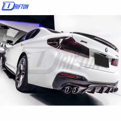 A Style Carbon Fiber Rear Diffuser For BMW 5 Series G30 G38 2017-2023