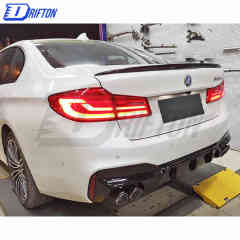 M5 Style Dry Carbon Fiber Rear Diffuser For BMW 5 Series G30 G38 2017-2023