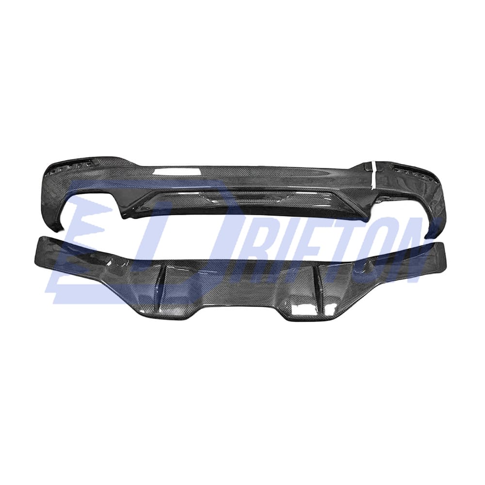 MP Style Carbon Fiber Rear Diffuser For BMW 5 Series G30 G38 2017-2023