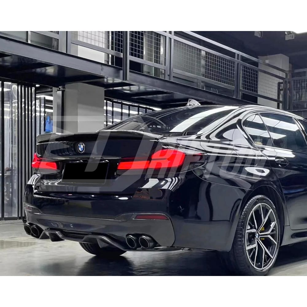 MP Style Carbon Fiber Rear Diffuser For BMW 5 Series G30 G38 2017-2023