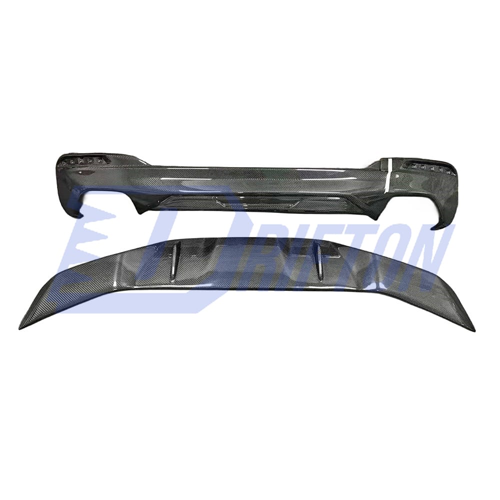 MP Style Carbon Fiber Rear Diffuser For BMW 5 Series G30 G38 2017-2023