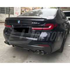 MP Style Carbon Fiber Rear Diffuser For BMW 5 Series G30 G38 2017-2023