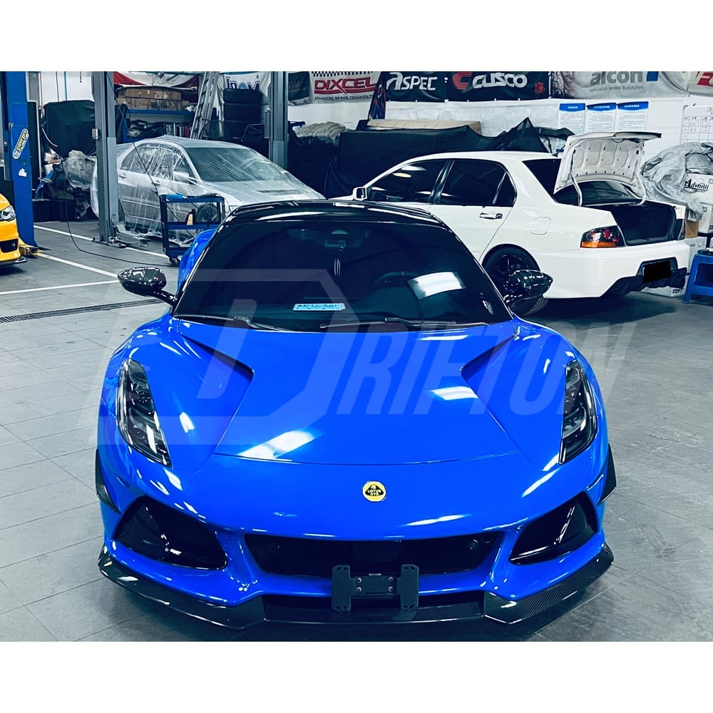 OD Style Dry Carbon Fiber Front Lip For Lotus Emira