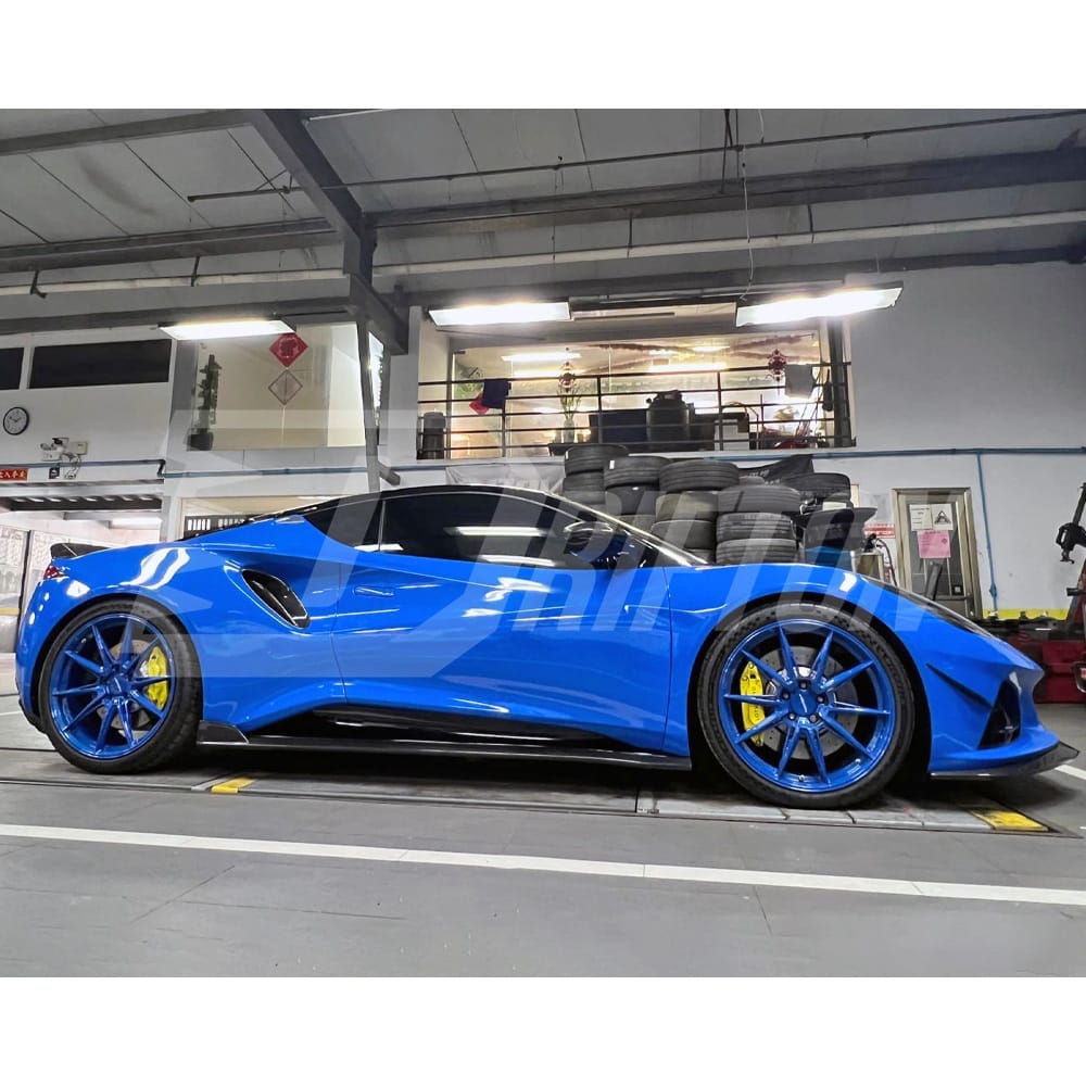 OD Style Dry Carbon Fiber Side Skirt For Lotus Emira Panels Blades