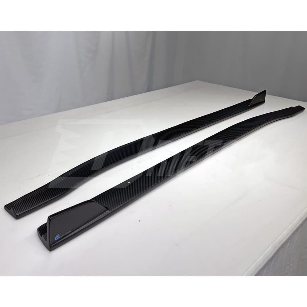 OD Style Dry Carbon Fiber Side Skirt For Lotus Emira Panels Blades