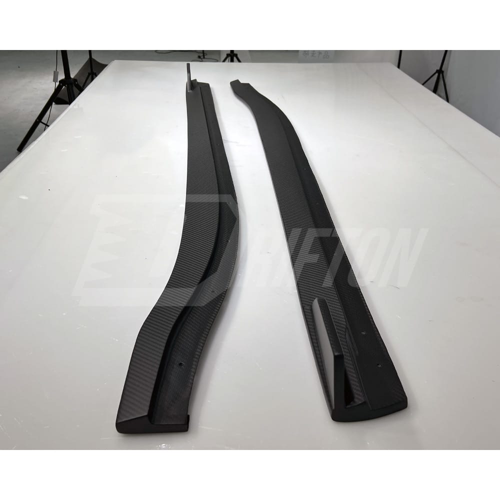OD Style Dry Carbon Fiber Side Skirt For Lotus Emira Panels Blades