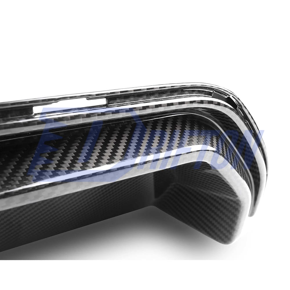 CS Style Dry Carbon Fiber Rear Diffuser Set For BMW 5 Series G30 G38 2017-2023