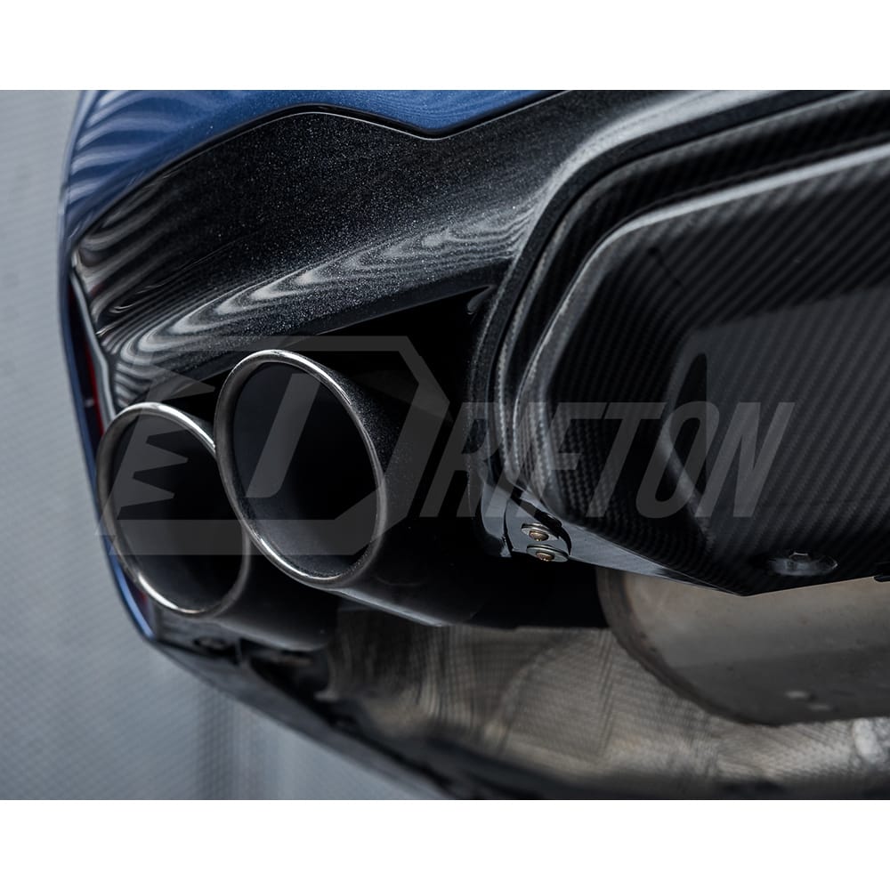CS Style Dry Carbon Fiber Rear Diffuser Set For BMW 5 Series G30 G38 2017-2023