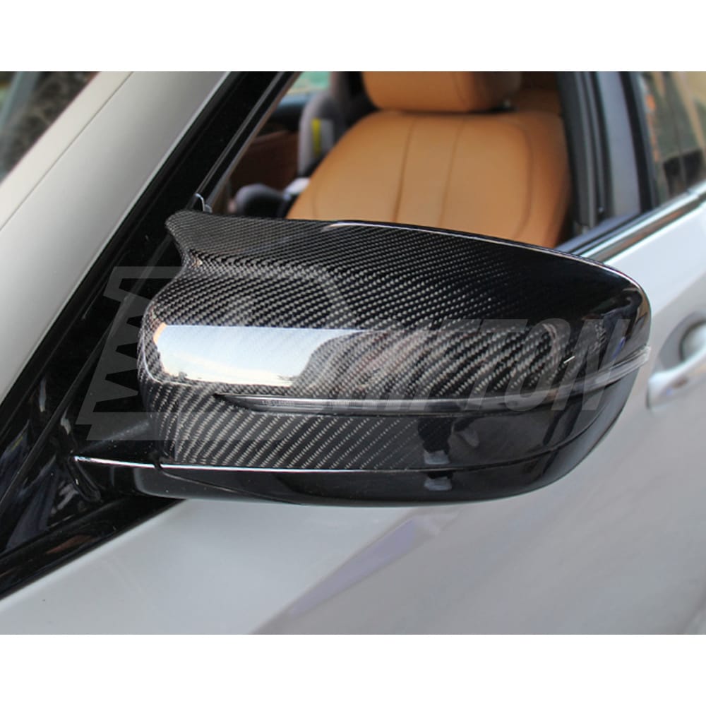 M5 Style Dry Carbon Fiber Side Mirror Cover For BMW 5 Series G30 G38 2017-2023